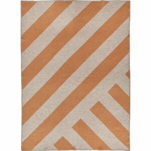 Anno - Parru wool throw, Rust/Beige Melange