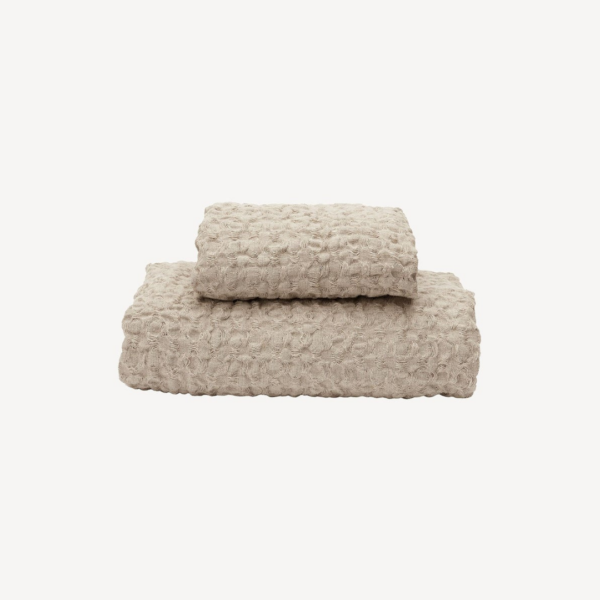 Anno - Li linen waffle towel 100x150, Natural