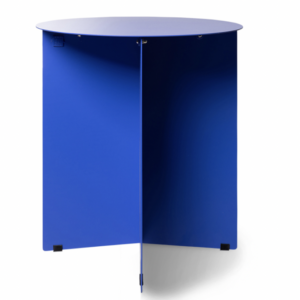 Hk Living - Metal Side Table Round, Cobalt